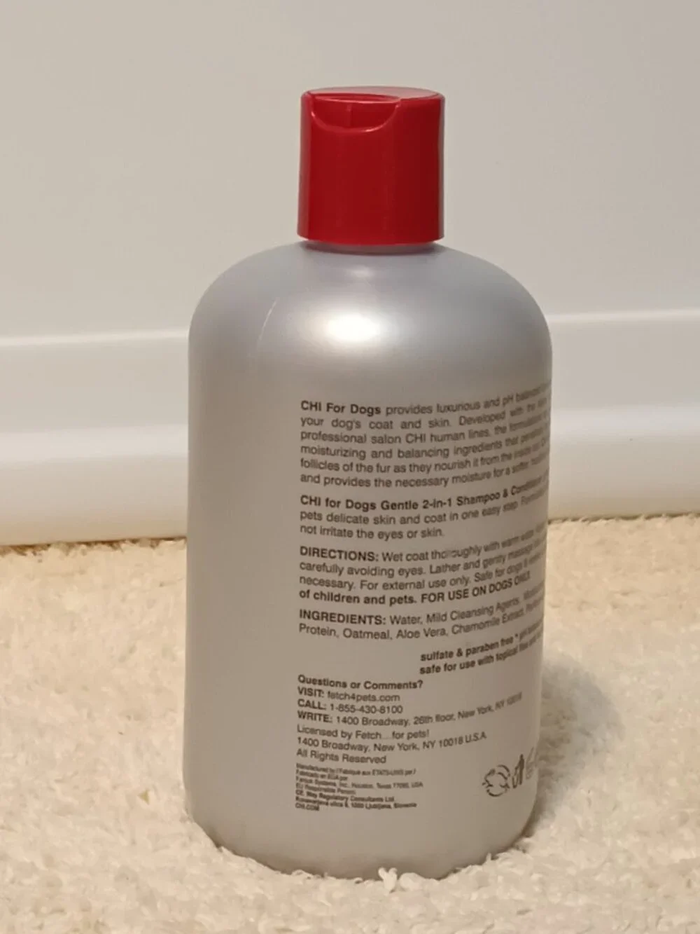 BRAND NEW & UNUSED ~CHI Gentle 2 in 1 Dog Shampoo & Conditioner, 16-fl oz bottle